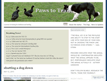 Tablet Screenshot of paws2train.wordpress.com