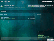 Tablet Screenshot of normalstreet.wordpress.com