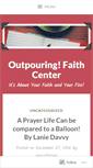 Mobile Screenshot of faithcenter.wordpress.com