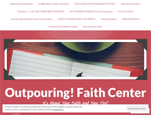 Tablet Screenshot of faithcenter.wordpress.com