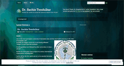 Desktop Screenshot of drsachintendulkar.wordpress.com