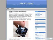 Tablet Screenshot of blau82.wordpress.com