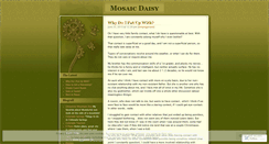 Desktop Screenshot of mosaicdaisy.wordpress.com