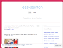 Tablet Screenshot of jessystanton.wordpress.com