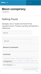 Mobile Screenshot of moonconspiracy.wordpress.com