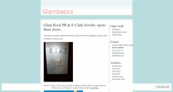 Desktop Screenshot of glamrockpr.wordpress.com