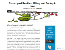 Tablet Screenshot of conscriptedrealities.wordpress.com