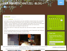 Tablet Screenshot of mikroschnitzel.wordpress.com
