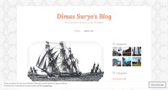 Desktop Screenshot of dimassuryo.wordpress.com