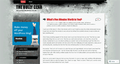 Desktop Screenshot of bullyczar.wordpress.com