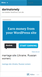 Mobile Screenshot of darinalonely.wordpress.com