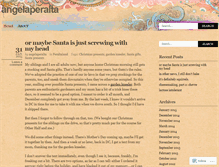 Tablet Screenshot of angelaperalta.wordpress.com