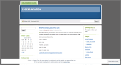 Desktop Screenshot of cgemaviation.wordpress.com