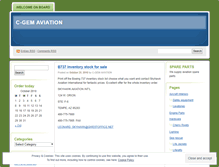 Tablet Screenshot of cgemaviation.wordpress.com