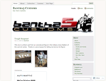 Tablet Screenshot of bantha5.wordpress.com