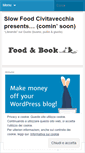 Mobile Screenshot of foodandbook.wordpress.com