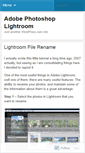 Mobile Screenshot of lightroombook.wordpress.com