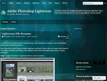 Tablet Screenshot of lightroombook.wordpress.com