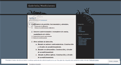 Desktop Screenshot of gabrielamorales.wordpress.com