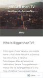 Mobile Screenshot of biggerthantv.wordpress.com