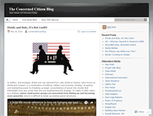 Tablet Screenshot of concernedcitizenblog.wordpress.com