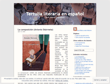 Tablet Screenshot of litertulia.wordpress.com