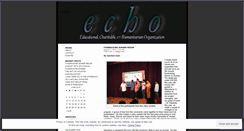 Desktop Screenshot of echoglobal.wordpress.com