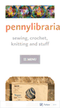 Mobile Screenshot of pennylibrarian.wordpress.com