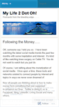 Mobile Screenshot of mylife2dot0.wordpress.com