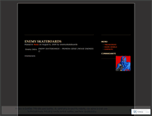 Tablet Screenshot of enemyskateboards.wordpress.com