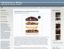 Tablet Screenshot of chefmax.wordpress.com