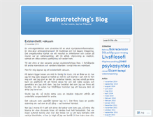 Tablet Screenshot of brainstretching.wordpress.com