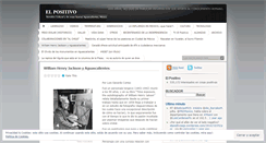 Desktop Screenshot of elpositivoags.wordpress.com