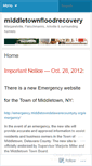 Mobile Screenshot of middletownfloodrecovery.wordpress.com
