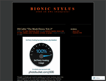 Tablet Screenshot of bionicstylus.wordpress.com