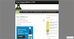 Desktop Screenshot of cpmclubpenguinmilitary.wordpress.com