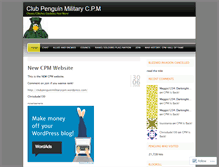 Tablet Screenshot of cpmclubpenguinmilitary.wordpress.com
