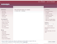 Tablet Screenshot of dobledigito.wordpress.com