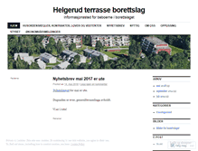 Tablet Screenshot of helgerudterrasse.wordpress.com