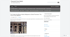 Desktop Screenshot of debtcrisis.wordpress.com