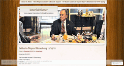 Desktop Screenshot of interfaithletter.wordpress.com