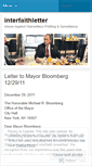 Mobile Screenshot of interfaithletter.wordpress.com