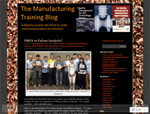 Tablet Screenshot of manufacturingtraining.wordpress.com