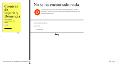 Desktop Screenshot of cronicasdelujuriaydemencia.wordpress.com