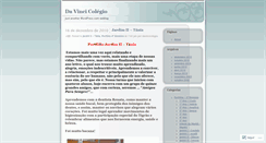 Desktop Screenshot of davincicolegio.wordpress.com