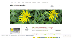 Desktop Screenshot of odvsehotrochu.wordpress.com