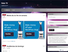 Tablet Screenshot of datatv.wordpress.com