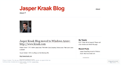 Desktop Screenshot of jasperkraak.wordpress.com