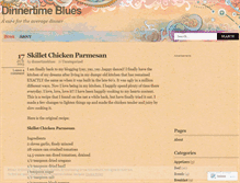 Tablet Screenshot of dinnertimeblues.wordpress.com