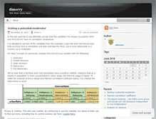Tablet Screenshot of dimorry.wordpress.com